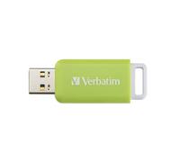 Verbatim DataBar - Memoria USB 2.0 de Memoria compacta con 32 GB de Memoria de Datos, Color Verde