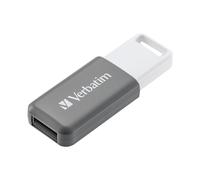 Verbatim pendrive v databar 128gb hi-speed retráctil usb 2.0 gris