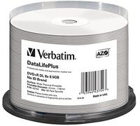 Verbatim datalifeplus 8,5 gb dvd+r dl 50 pieza(s)