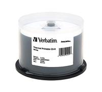 Verbatim DataLifePlus - CD-R (700 MB, 52X, imprimible, 50 Unidades), Color Blanco