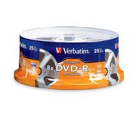 Verbatim DigitalMovie(TM) DVD-R 4.7GB 8X 25pk Spindle