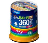 Verbatim Disco Blu-ray BD-R 50GB 100 Pack Blanco Imprimible Oficial Japón