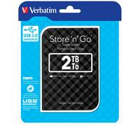 Verbatim Disco Duro Portstil Store 'n' Go USB 3.0 de 2 TB en color Negro ( 53195 )