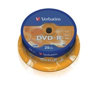 VERBATIM DVD-R - 120 min - 16x - 4,7 GB - Resistente a rayones - Eje de 25