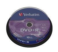 Verbatim Dvd +r 16x 10 Units One Size Blue