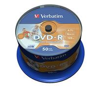 Verbatim DVD-R 4.7GB 16X GENERAL WIDE SUPLPHOTOPRINTABLE 50-SPINDLE