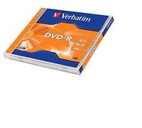 Verbatim DVD-R AZO - DVD+RW vírgenes (DVD-R, Policarbonato, Matt Silver, Cyanine/AZO Dye, Caja de Joyas)