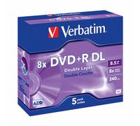 Verbatim DVD+R Doble Capa - 5 unidades