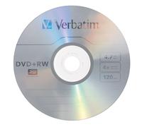 Verbatim DVD+RW 4,7 GB 4X con superficie personalizada - 1 paquete en estuche