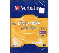 Verbatim DVD+RW 4,7 GB - Paquete de 1
