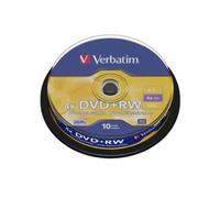Verbatim DVD+RW Matt Silver 4,7 GB 10 pieza(s)