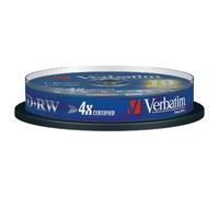 Verbatim DVD+RW 4.7GB - DVD+RW Matt Silver regrabables (10 Unidades) N (DVD-ROM)