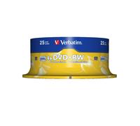 Verbatim - DVD+RW Matt Silver 4,7 GB 25 pieza(s)