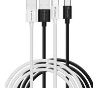 Cable USB Verbatim 32393 1 m USB A a USB C USB 2.0 Negro y Blanco
