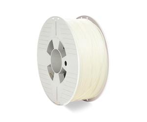 VERBATIM Filamento ABS impresión 3D - 1,75mm - 1kg - Acrilonitrilo butadieno estireno de alto rendimiento para extrusión de material - para impresoras y bolígrafos 3D - transparente