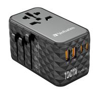 Verbatim - Gan Iii Universal Travel Adapter Uta-05 Pd65W Qc 4+ ACC NUEVO