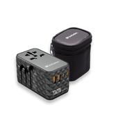 Cargador de Pared Universal Verbatim UTA-06 GaN III/ Toma de Corriente Universal/ 2xUSB Tipo-C/ 2xUSB/ 100W