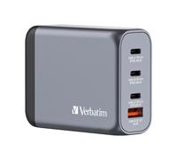 VERBATIM GNC-100 Cargador de red GaN 4 puertos 100W USB A/C