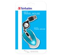 Verbatim Ratón óptico Go Mini Travel 49022 Talla única Azul/Plata