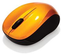 Verbatim Ratón inalámbrico Go Nano compacto Receptor USB Negro Naranja 1600 dpi 1 unidad