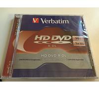 Verbatim HD DVD-R DL 30GB 1X 1pk Jewel Case 1 Pieza(s) - DVD+RW vírgenes (30 GB, DVD-R DL, 1 Pieza(s), Caja de Joyas, 1x)