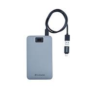 Verbatim Executive Fingerprint Secure 1TB USB-C Plata