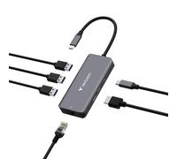 Verbatim hub multipuerto usb c essentials 6 puertos con rj 45