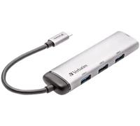 Verbatim Hub Multipuertos USB-C 4 puertos USB 3.2 Gen 1