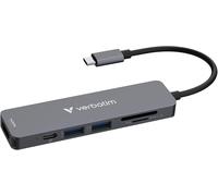 VERBATIM HUB USB-C 6PORT SD MICROSD