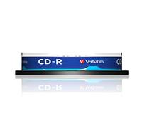 Verbatim Huso CDR80 – Pack de 10, 700 MB, 52x, protección adicional – plata