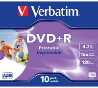 DVD+R Verbatim 10 Unidades 4,7 GB 16x (10 Unidades)