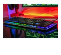 Surefire Kingpin X2 - Teclado para Videojuegos Italiano - Teclado Multimedia para Juegos con iluminación - Teclado RGB con Placa Frontal de Aluminio - 25 Teclas antighosting - Diseño Italiano QWERTY