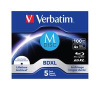 Verbatim M-Disc 5 x BD-R XL 100 GB 4x Con Impresora Tinta