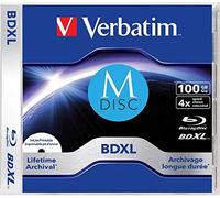 Verbatim mdisc lifetime archival bdxl 100gb - paquete de 1 en caja jew