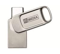 Verbatim Memoria USB 3.2 OTG 32 GB Tipo A-C My Dual Plata