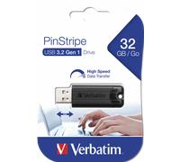 Verbatim Memoria USB PinStripe - 32 GB