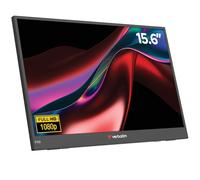 Monitor portátil verbatim non-touch light 15.6'/ full hd/ multimedia/ negro