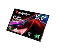 Verbatim 49592 pantalla para PC 39,6 cm (15.6") 1920 x 1080 Pixeles Full HD LCD Pantalla táctil Negro