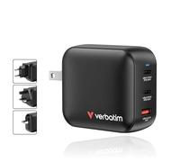 VERBATIM CARGADOR GAN 100W 3 PUERTOS
