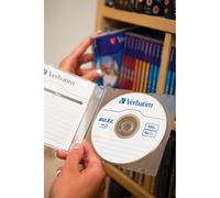 Verbatim - Paquete de cinco en caja Jewel con área de impresión ancha para impresoras de inyección de tinta 4x 100 GB* BD-R XL