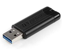 Verbatim pinstripe 3.0 - unidad usb 3.0 de 128gb - - negro