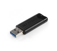 Verbatim PinStripe 3.0 - Unidad USB 3.0 de 128GB  - Negro