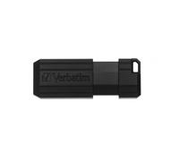 Verbatim - PinStripe - Unidad USB de 64 GB - Negro