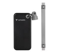 VERBATIM 32190 - Verbatim Pocket SSD mit Schlüsselring, 1TB Schwarz/Grau