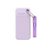 Verbatim Disco duro externo Pocket SSD 1 TB USB 3.2 Gen 2 1000 MB/s 2 fundas de goma Blanco y morado