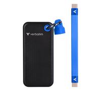Verbatim Pocket SSD 2TB Negro/Azul Unidad de estado sólido externa, USB 3.2 Gen 2x1