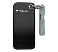 VERBATIM 32190 - Verbatim Pocket SSD mit Schlüsselring, 1TB Schwarz/Grau