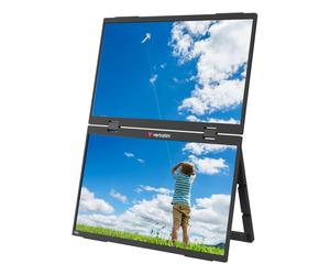 Verbatim - Portable 15.6" FHD Dual Monitor Essentials Monitor portátil Negro 39,6 cm (15.6") LCD 1920 x 1080 Pixeles