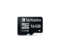 VERBATIM 44082 - Tarjeta de memoria microSDHC de 16 GB, VERBATIM, clase 10
