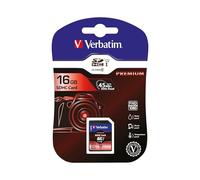 Verbatim Tarjeta de memoria SDHC 16 GB – Clase 10, 10 MB/s